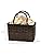 Hasegawa Women's Bamboo Hamper Yukata Basket Bag, Removable Drawstring