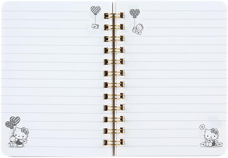 Sanrio 091529 B7 Ring Notebook, Hello Kitty, Hello Kitty, 5.0 x 3.9 x 0.6 inches (12.8 x 10 x 1.5 cm), Character