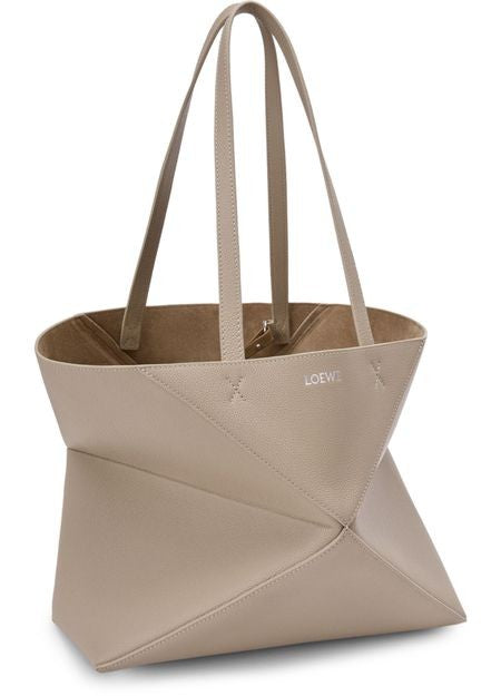 LOEWE Medium horizontal Puzzle Fold tote in soft grained calfskin - Image 3