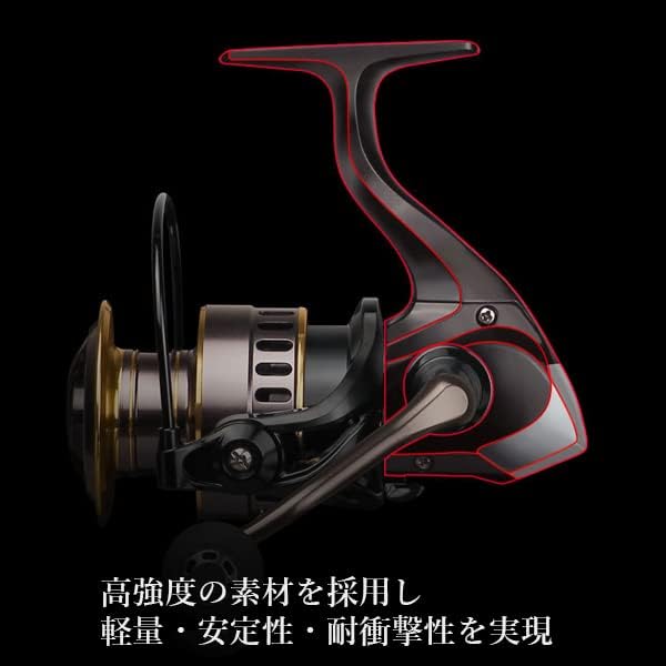 Spinning Reel, Lightweight, 3000 # Durable, Fishing Reel, Casting Fishing, Freshwater Fishing, Saltwater Fishing, Saltwater