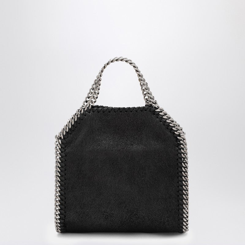 Stella Stella Mc Cartney Black Micro Falabella Tiny Toteバッグ - Image 3
