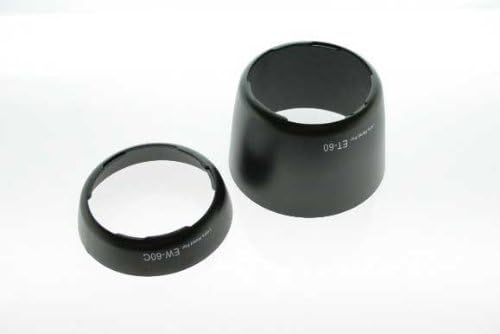 ZEROPORT JAPAN KOUEI レンズフード ダブルズーム用 CANON ET-60+EW-60 互換品 2個セット ZPJ KOUEI EW60C ET60 2SET