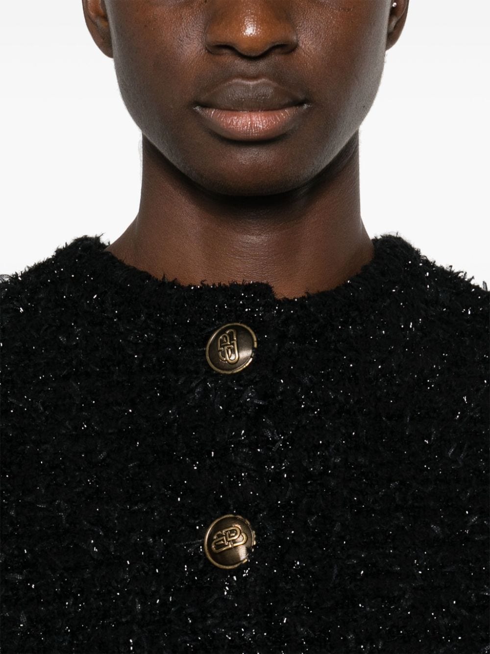BalenciagaBoucléクロップドジャケット - Image 3