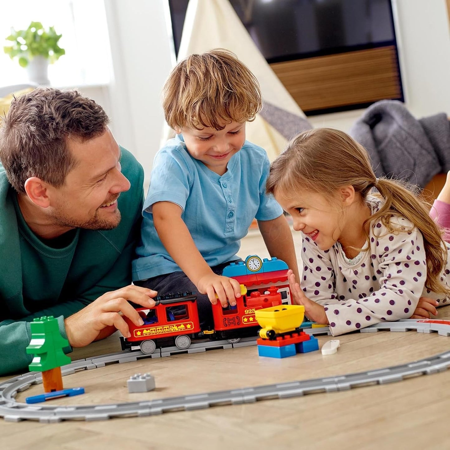 LEGO Duplo You Are The Conductor! Push and Go Locomotive Deluxe Toy Present Birthday Blocks Educational Christmas For Boys and Girls Children 1 and a Half Years 2 Years 5 Years Toddler Train Vehicles