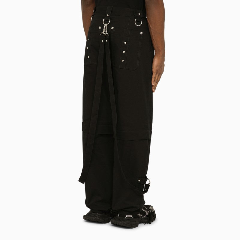 Givenchy Givenchy Black Trousers With Removable Bottoms - Image 3