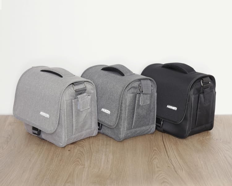 Camera Bag for Nikon Camera Bag DSLR D7500 D7100 D3200 D5600 D90 Unisex Shoulder Camera Zfc Z5 Z50 Z30, black, Free