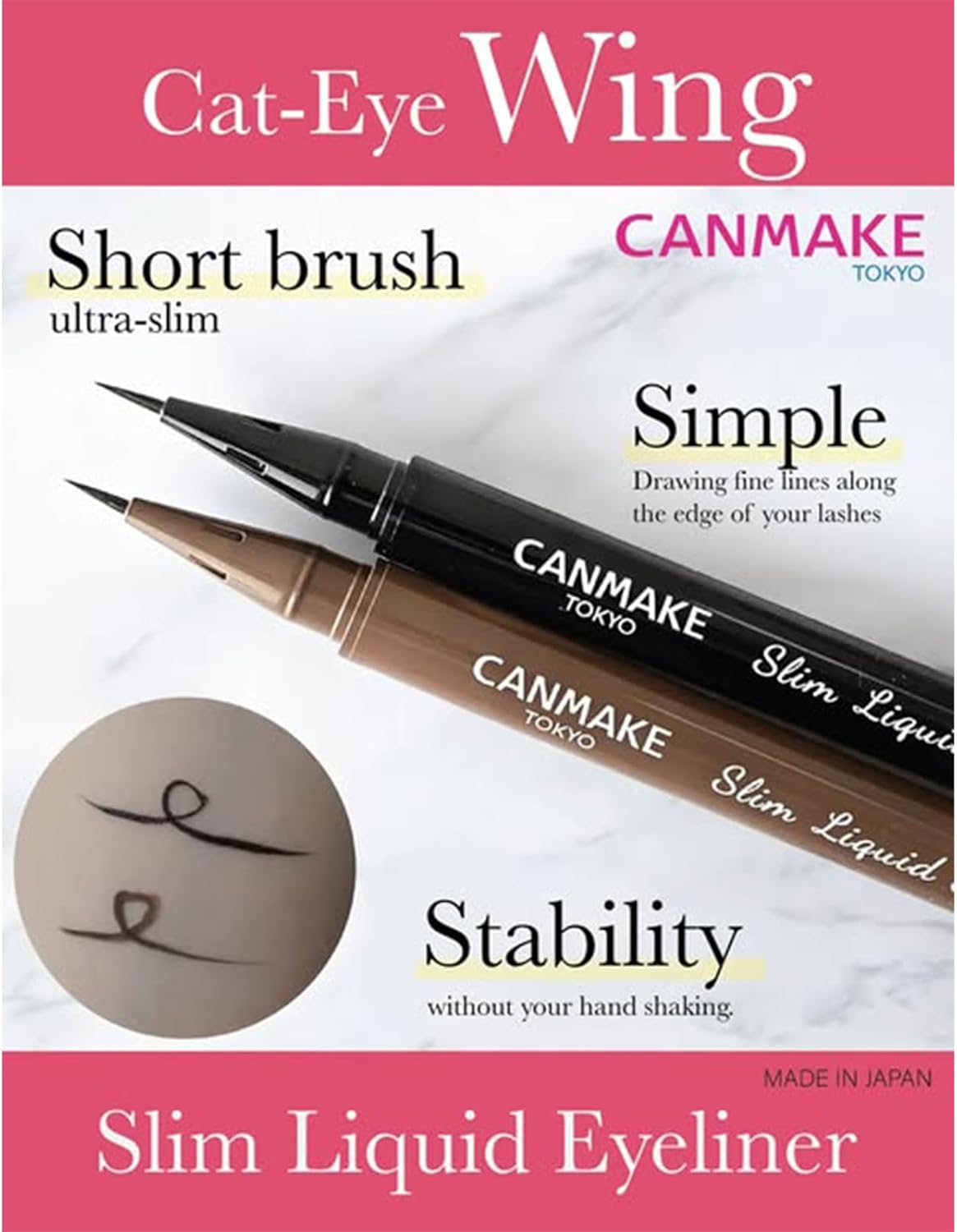 Canmake Slim Liquid Eyeliner 02 Brown