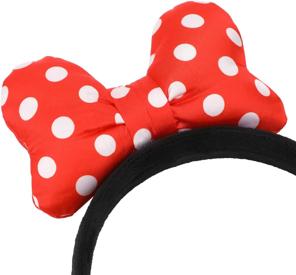 Disney Minnie Mouse 2-Piece Plush Headband and Scrunchie Set, Dsy Minnie Mouse 2-Piece, 1 Count (Pack of 2)
