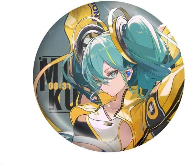Miku Goods, Lucky Bag, 5-piece Set, Can Badge, Acrylic Stand, Key Chain, Quicksand Ticket, Birthday, Gift, Animation, Moe Goods, Souvenir, Surroundings, Accessories