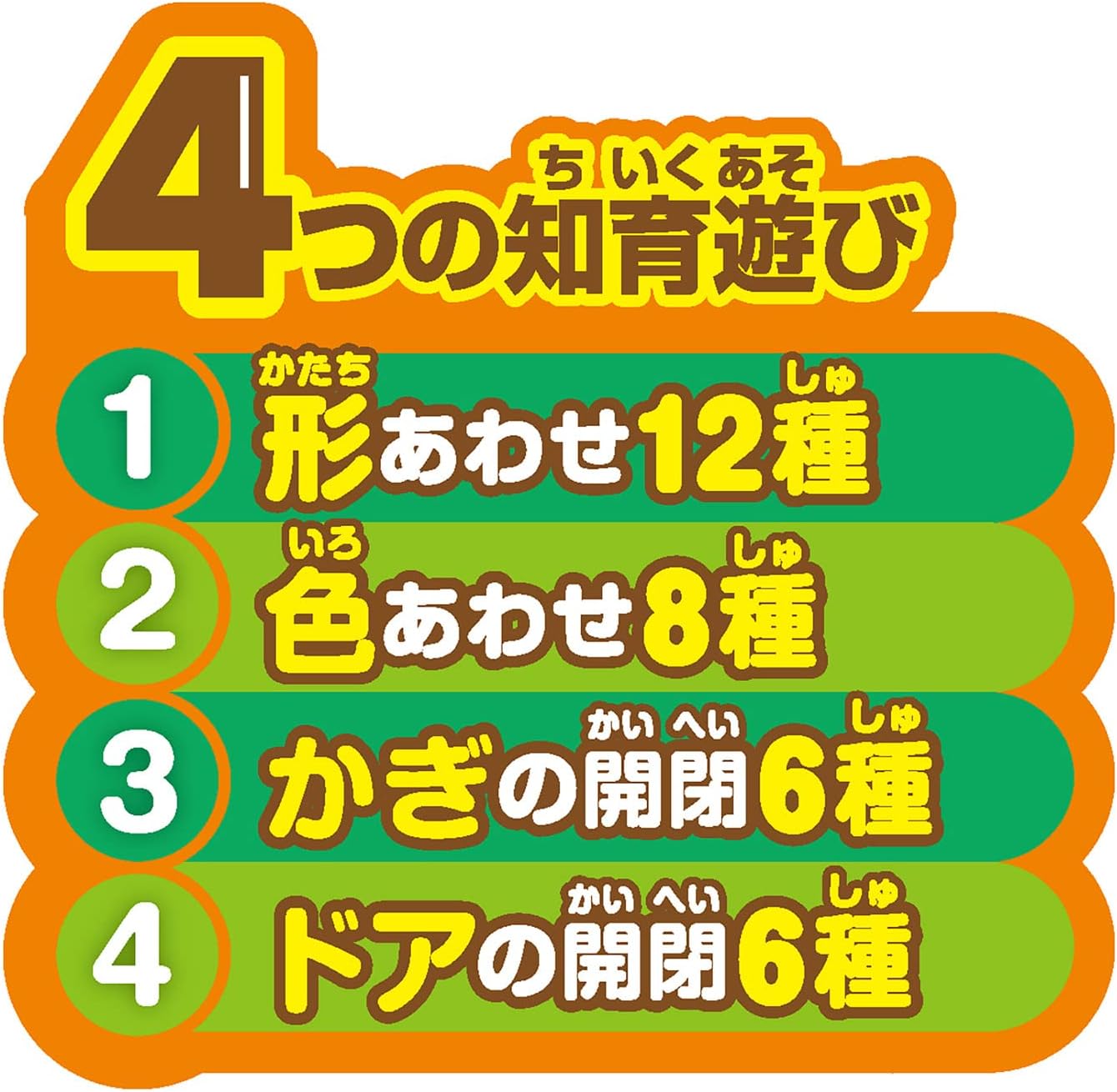 JOYPALETTE Anpanman Put it in! Open it! Can you do it? Key-filled Brain Development Puzzle 12 Pieces 21.5 x 20.7 x 21.2 cm Plastic