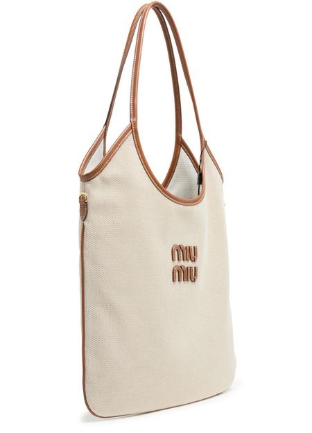 MIU MIU Ivy cotton and leather bag - Image 3