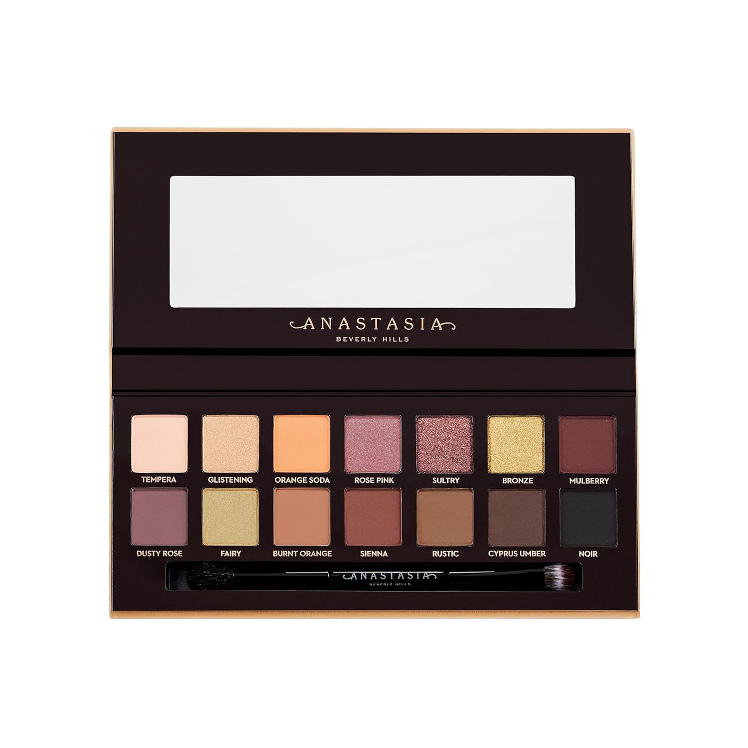 Anastasia Beverly Hills Essential Eyeshadow Palette - Professional 12-Shade Artistry Collection featuring High-Pigment Mattes and Multidimensional Metallics