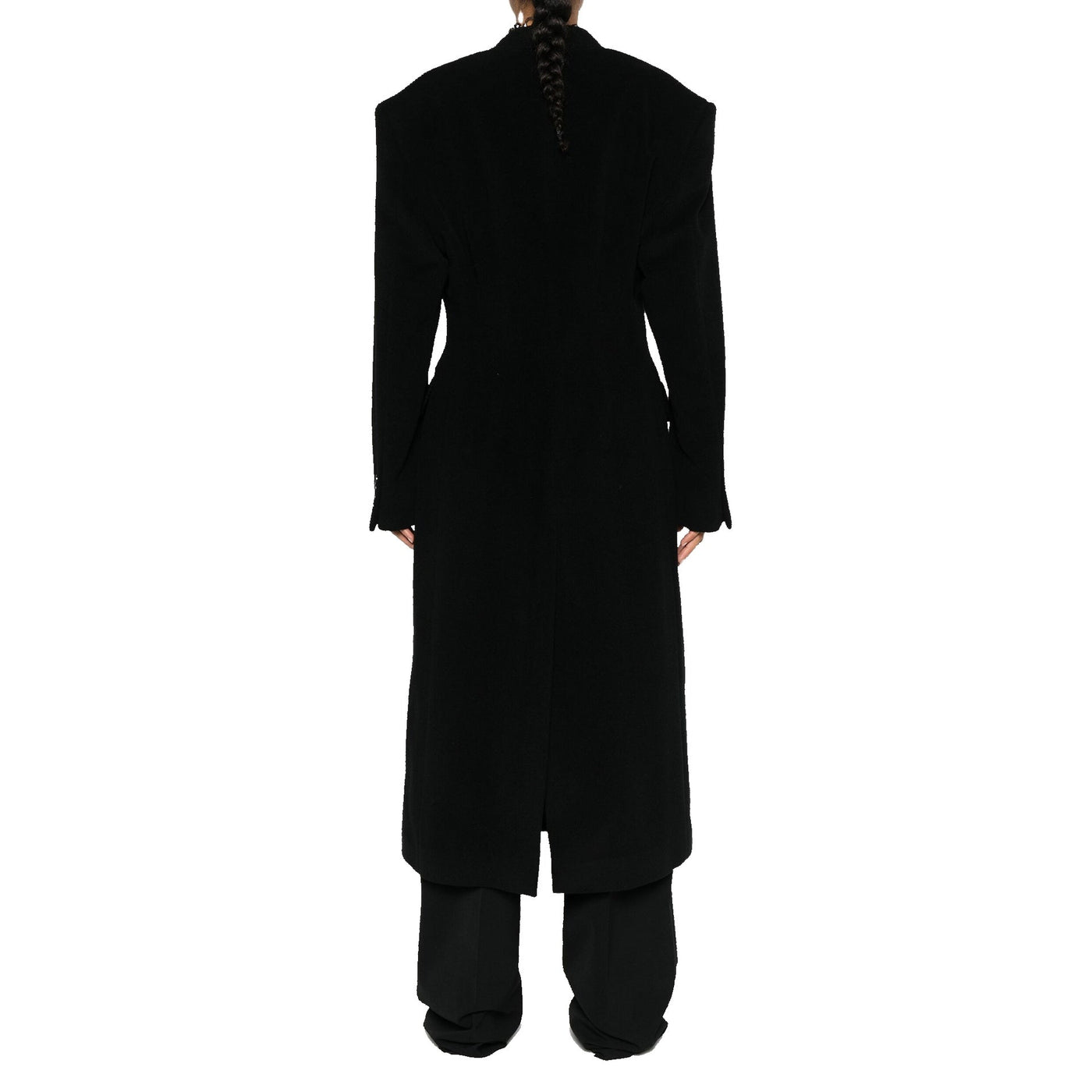 Balenciaga C MereとWool Cinched Coat - Image 3