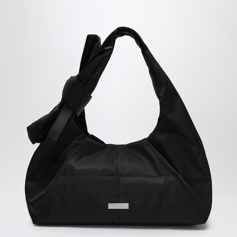 Marc マークジェイコブスブラックナイロンボウバッグ - Image 3