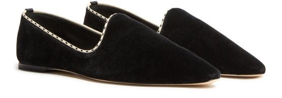 TOTEME Velvet venetian slippers - Image 3