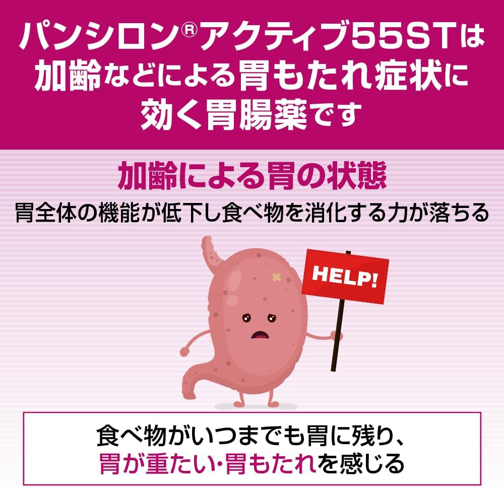 【第3類医薬品】パンシロン アクティブ55ST 14包
