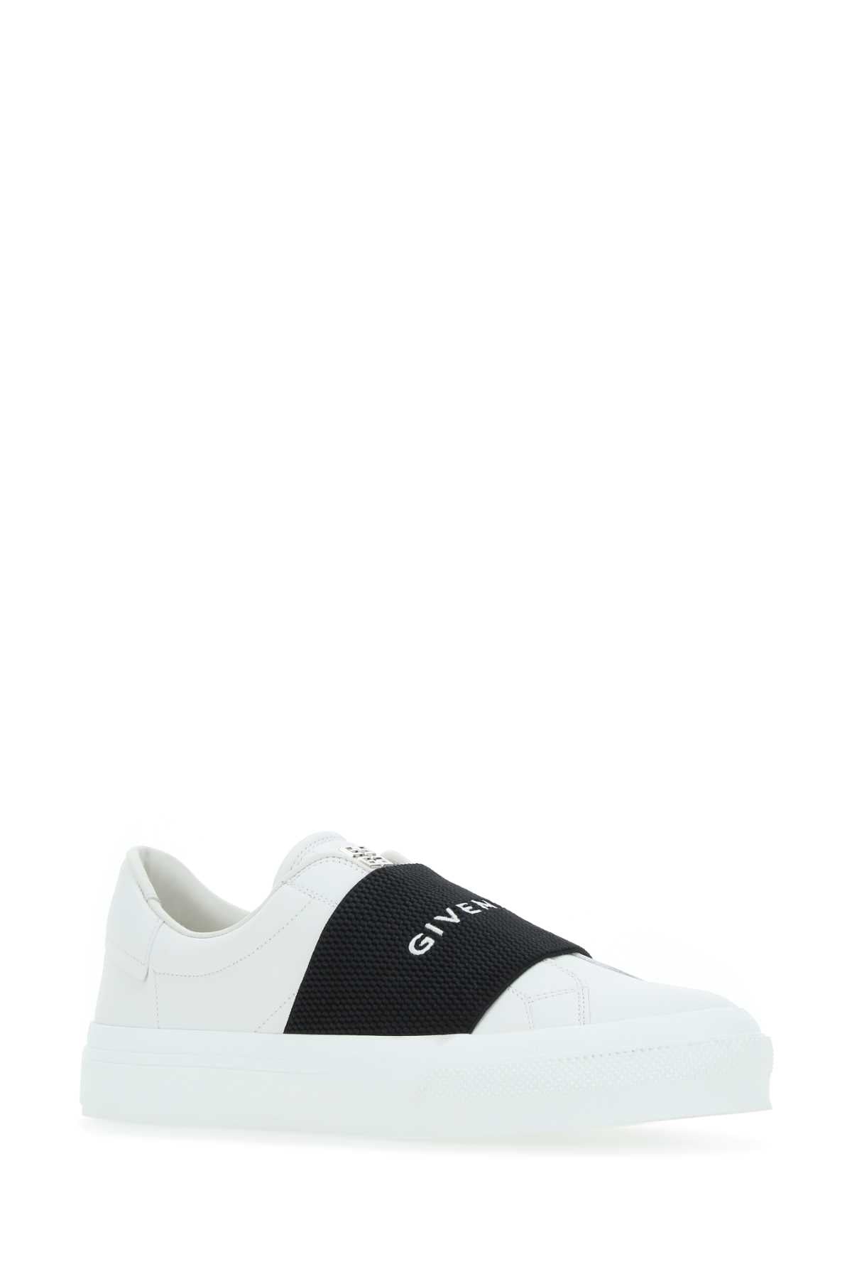 Givenchy Givenchy White Leather New City Slip Ons - Image 3
