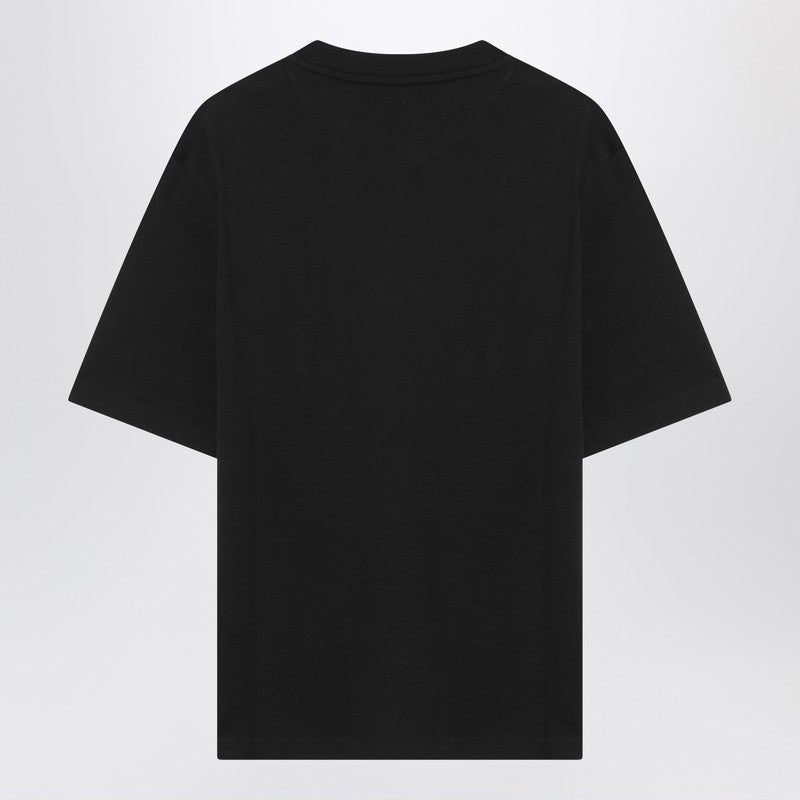 Moncler モンクラーxエドワードエンニンフルブラックコットンTシャツ - Image 3