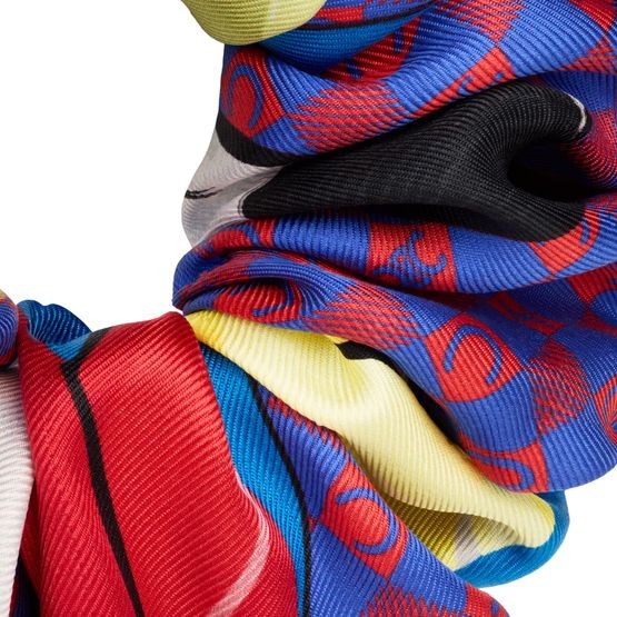 Celine tassels scrunchy in silk and steel - Image 3