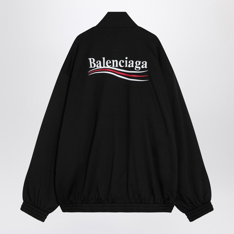 Balenciaga バレンシアガブラックジップフーディー政治キャンペーン - Image 3