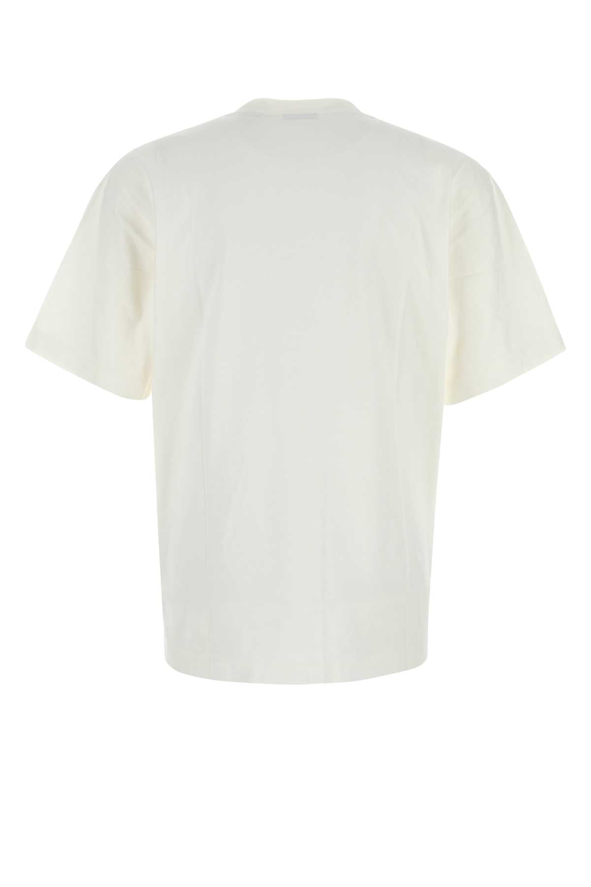 Burberry バーバリーホワイトコットンTシャツ - Image 3