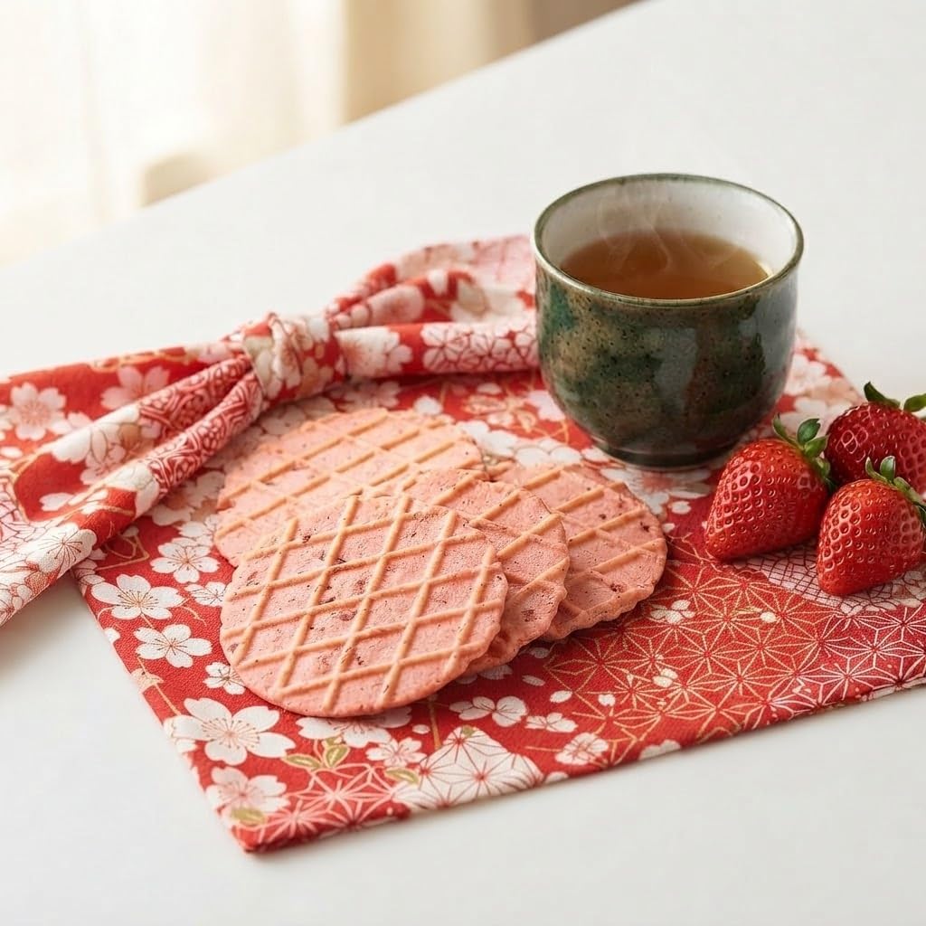 Tochigi Skyberry Waffle Cookies, Pack of 20