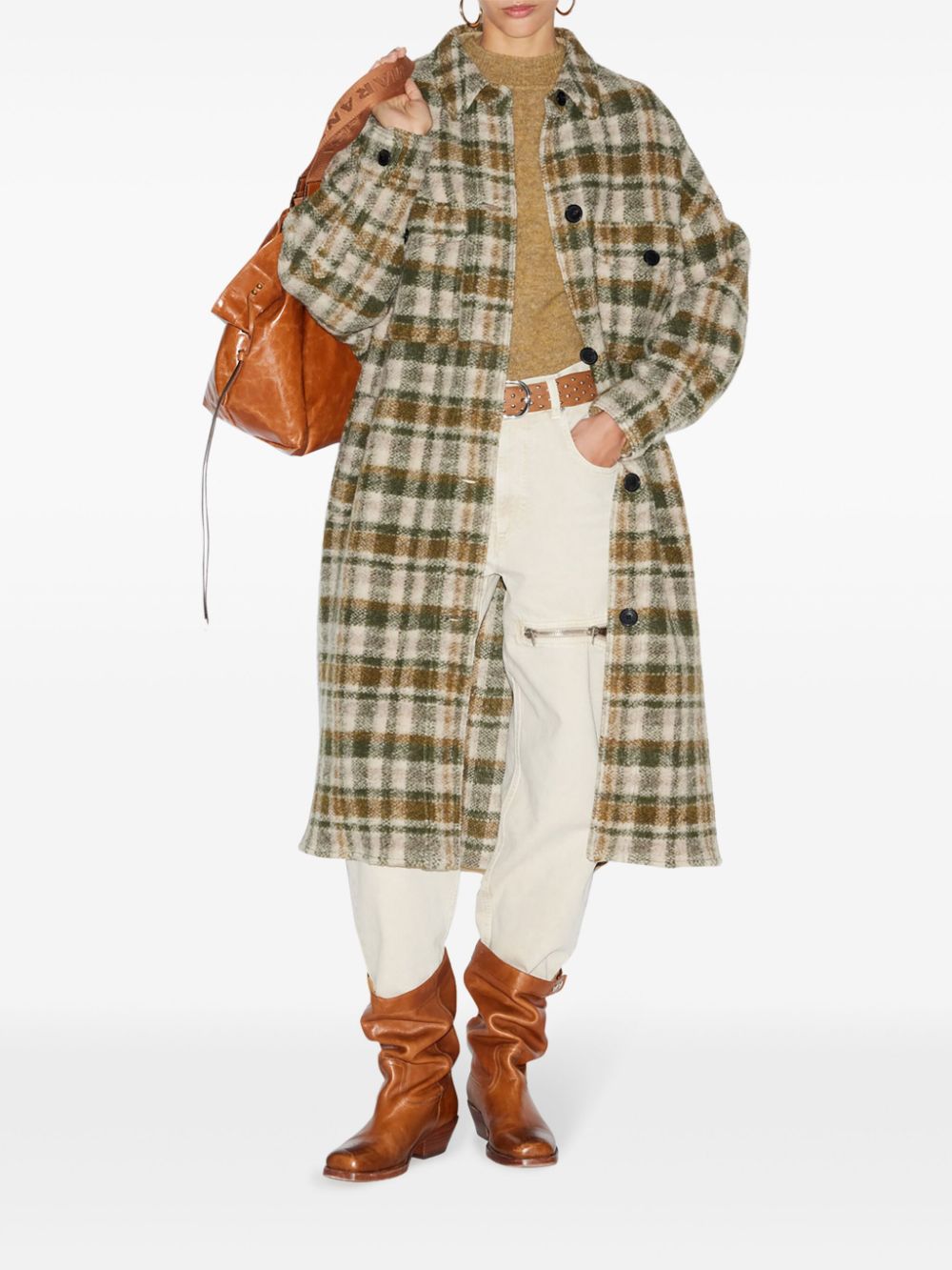 Marant Marant Etoile Fontiziウールブレンドコート - Image 3