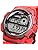 Casio AE-1000W-4AV World Time Digital Men's Watch, Overseas Model, Red, Red (AE-1000W-4AV)