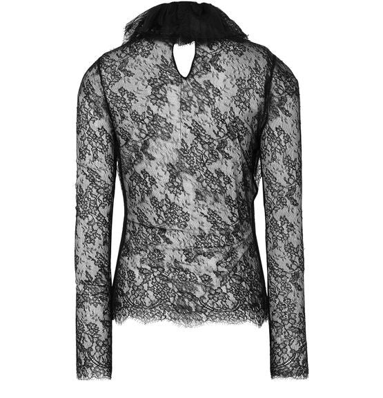 MCQUEEN Long-sleeved lace top - Image 3