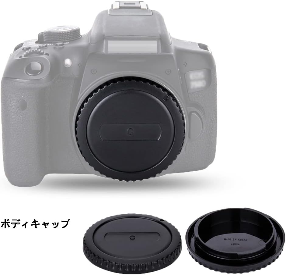 2 Pack JJC Canon EF/EF-S Mount Rear Lens Cap + Body Cap for Canon EOS 90D 80D 5D IV III II 6D II 5DS 5DR 1DX III II Kiss X10i X10 X9 X9i x8i X70 and More Canon EF/EF-S Mount Cameras & Lenses
