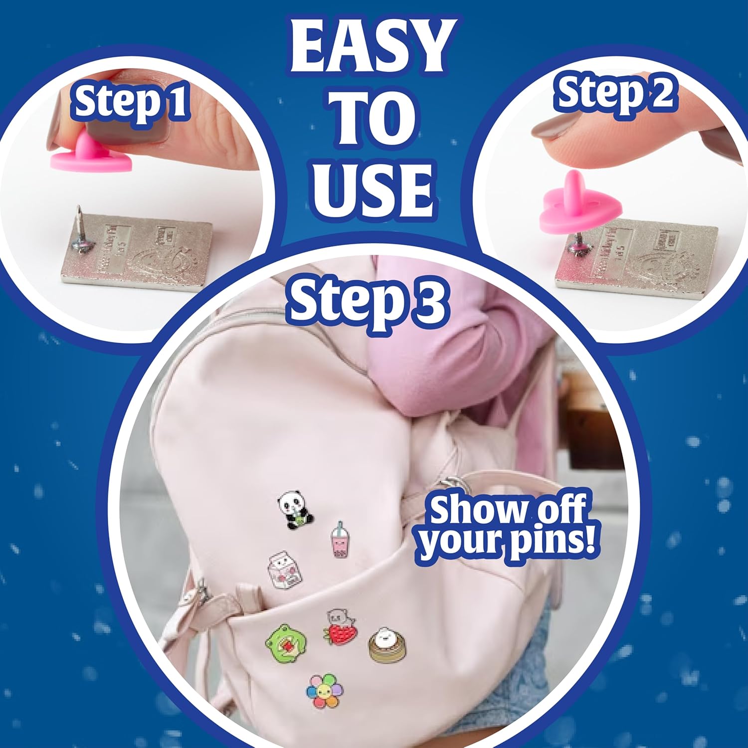 SCS Direct Orejas de ratón de goma de PVC (12 piezas) compatibles con Mickey Mouse, Disney, mantén tus pines favoritos seguros a tu ropa, guardianes y pinback