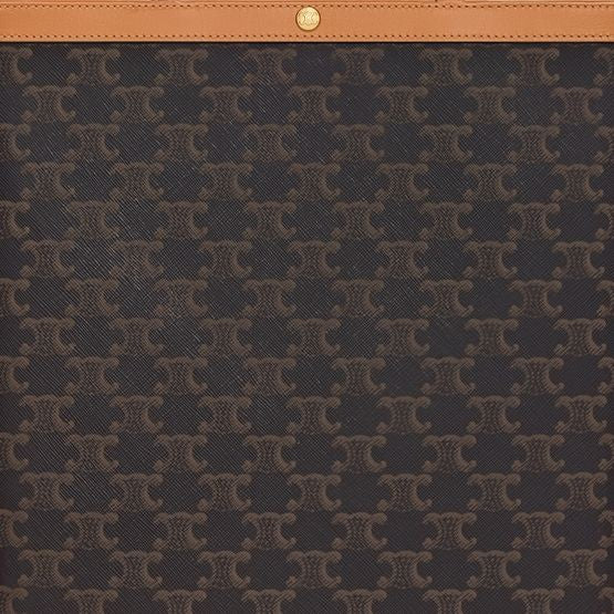 CELINE Medium flat shopper in Triomphe canvas - Image 3
