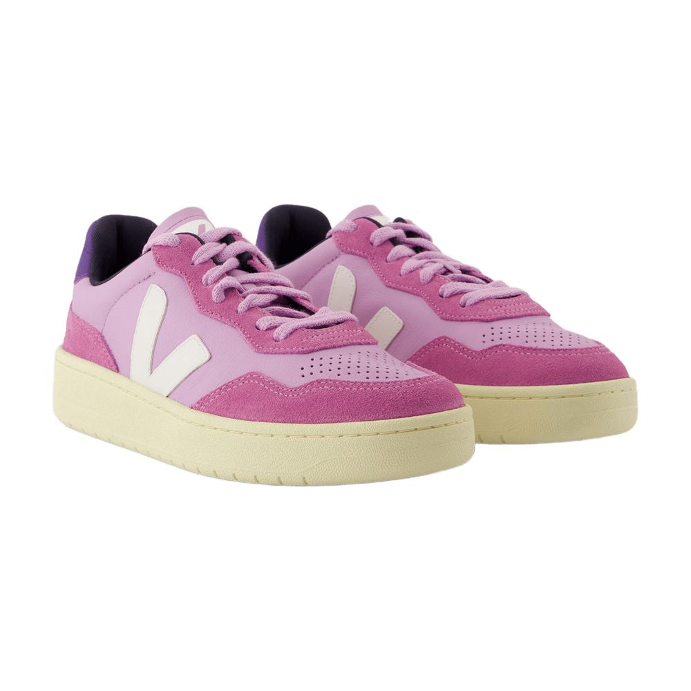 Veja V 90スニーカーVeja Leather Pink - Image 3