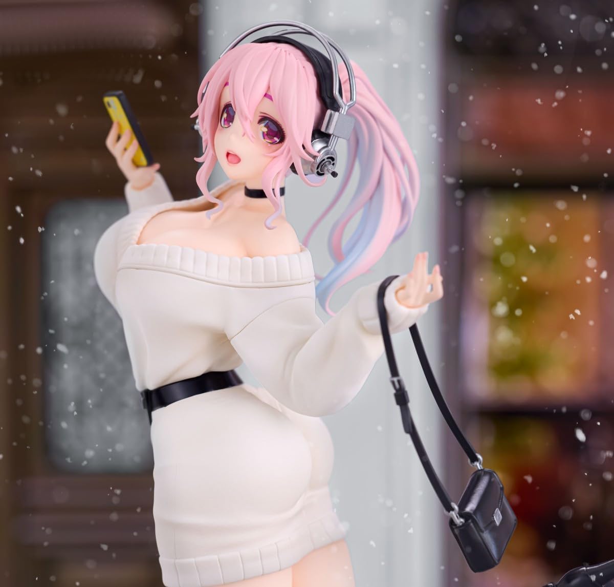 Super Sonico Trio-Try-iT Figure Winter Memory Version 1 Figure Official Approx. 8.3 inches (21 cm)