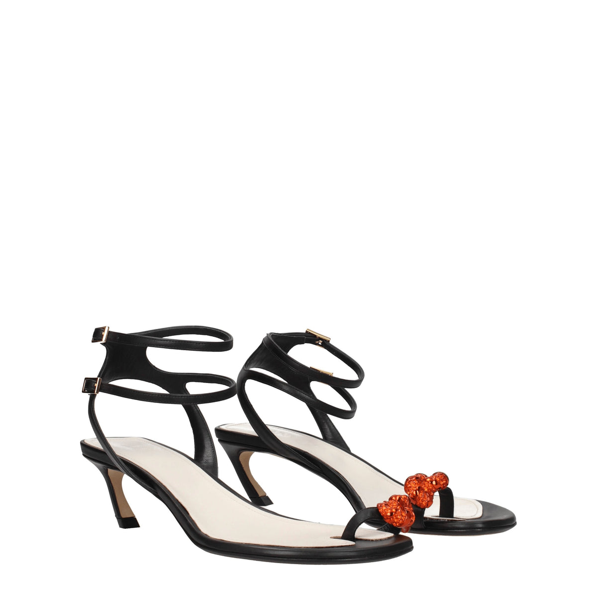 Lanvin Lanvin Sandals Women Leather Black - Image 3