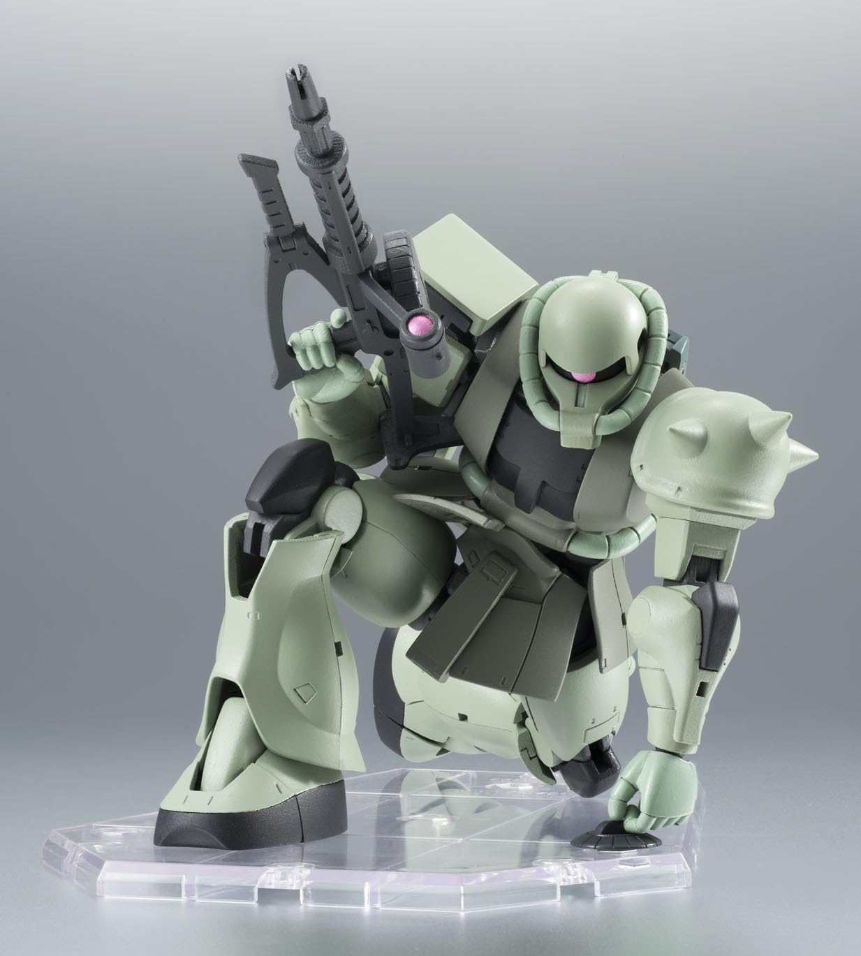 TAMASHII NATIONS Robot Spirits Mobile Suit Gundam Side MS MS-06 Mass Production Zaku Version, A.N.I.M.E. Approx. 4.9 inches (125 mm), ABS & PVC Painted Action Figure