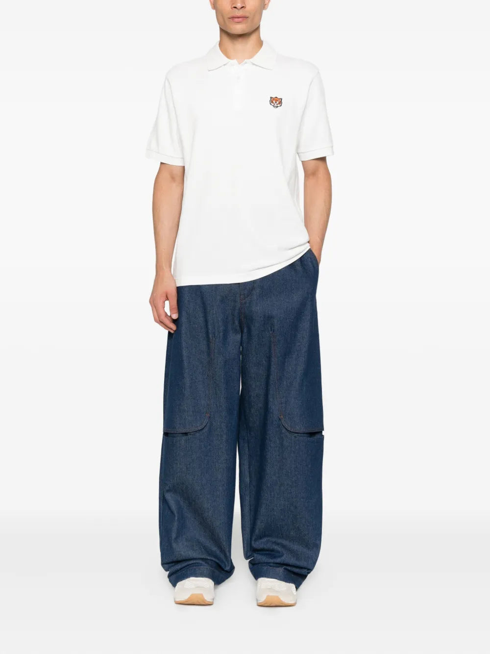 Kenzo Kenzo Tiger刺繍ポロ - Image 3