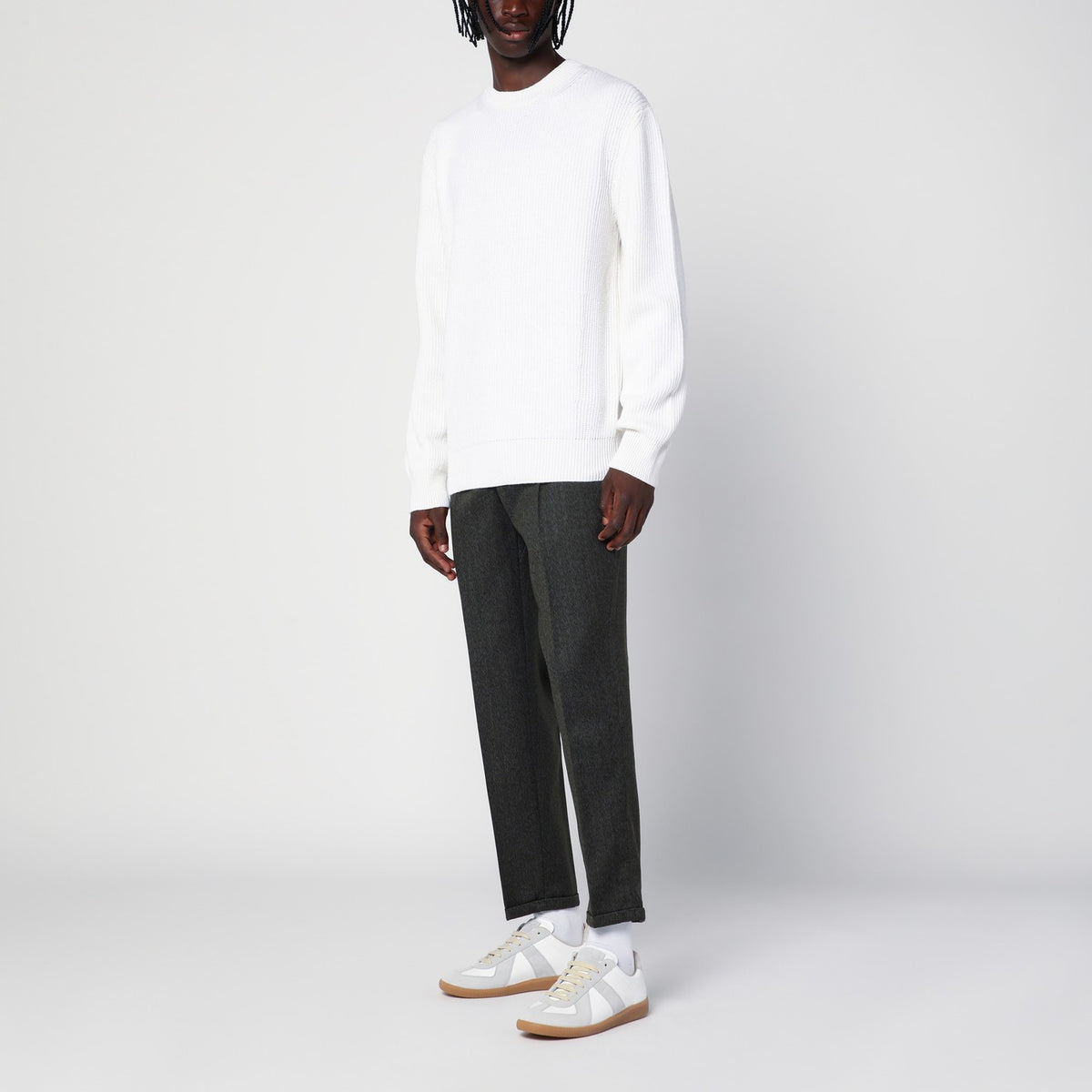 Zegna Zegna Oasi Beige Cashmere Jumper - Image 3