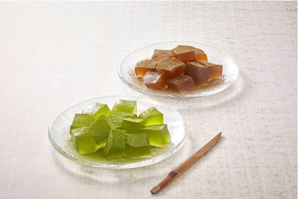 Nakajima Daisodo Uji Tea Warabi Mochi - Matcha and Sponged Tea - No. 6