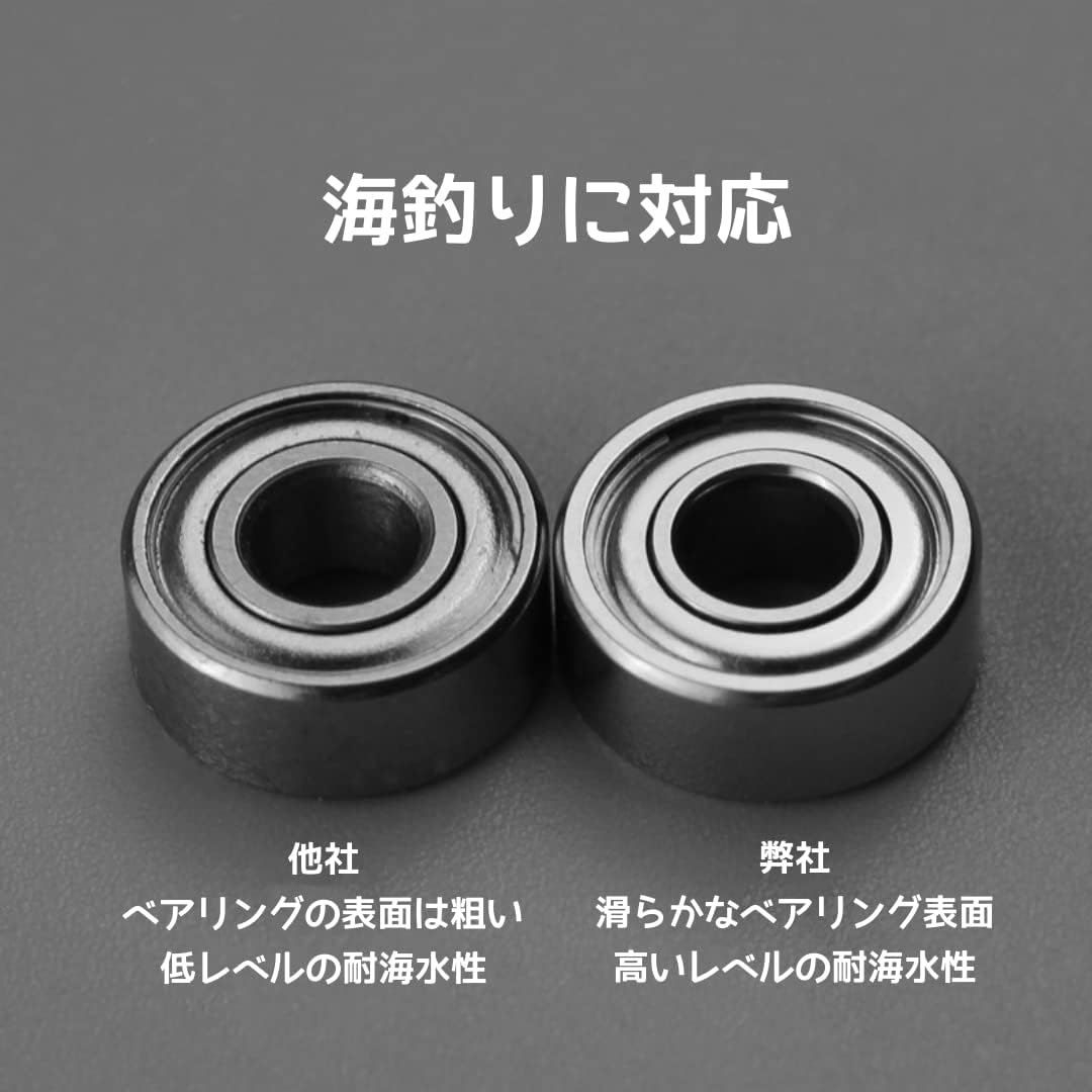 ritutou Bait Reel, Saltwater Fishing, Freshwater Fishing, Dual Use, Maximum Drag Force, 17.6 lbs (8 kg), Lightweight, Bass, Fishing Reel, Casting, Magnetic Brake, Fishing Reel, Bass Fishing