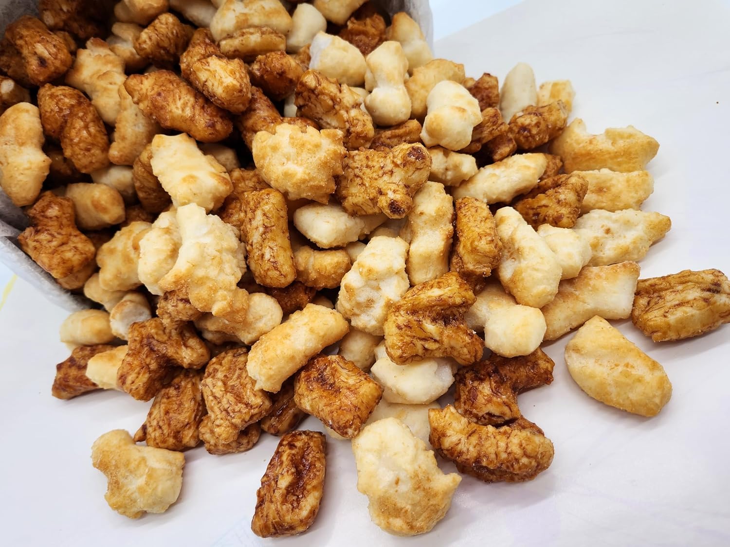 Hozenji Arare Puffed Rice Crackers Can, 1000g (1kg), Large Capacity, Plain Can, Unsorted