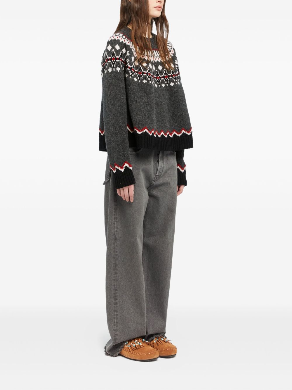 Alanui Sweet Winter Wool Crewneckジャンパー - Image 3