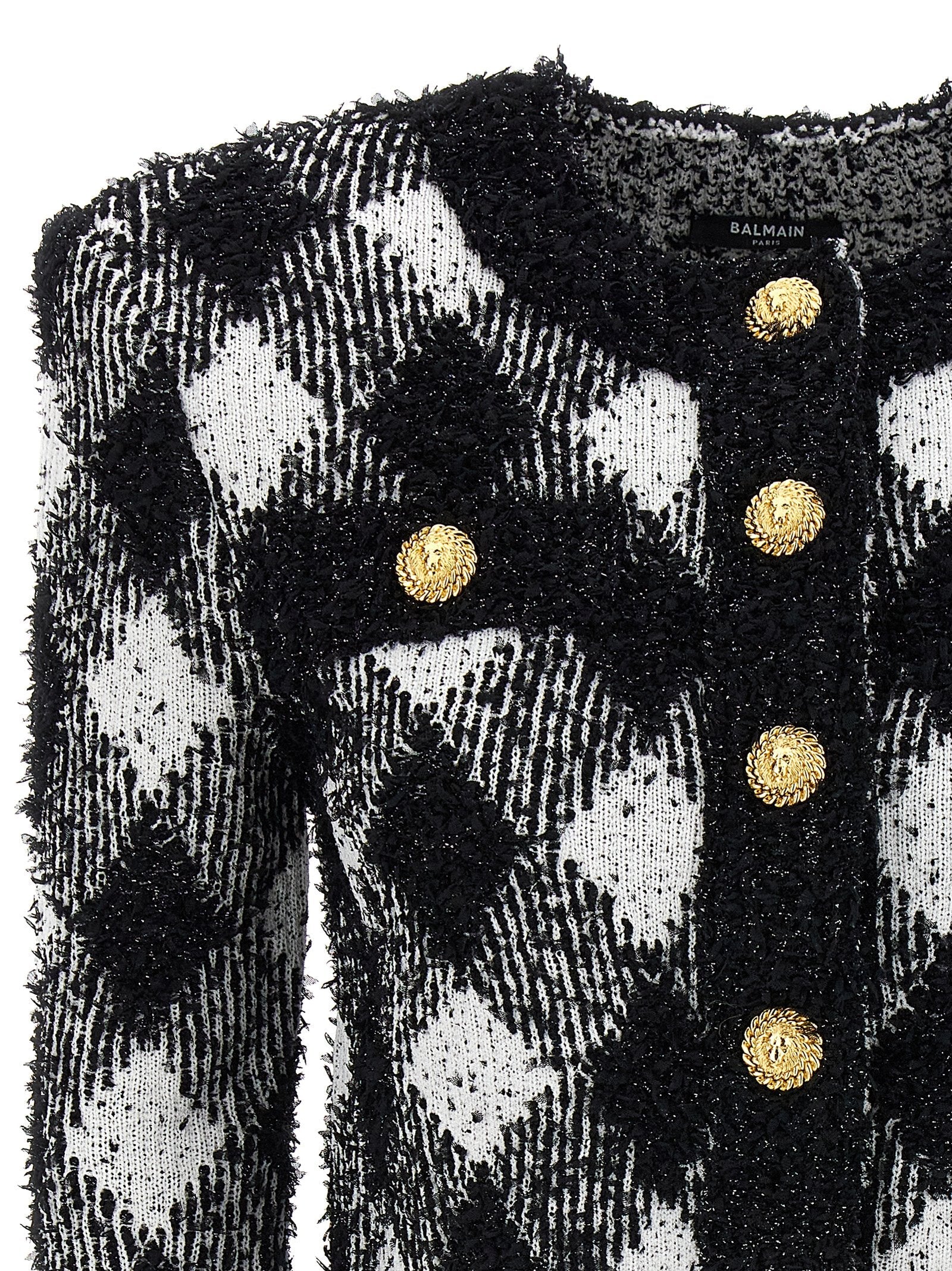 Balmain Vichy Tweedショートジャケット - Image 3