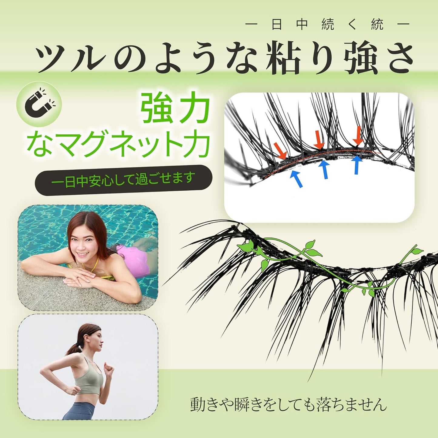 LASHVIEW with Magnetic Eyelash Applicator, Reusable Soft Magnetic Eyelashes Natural Look, No Glue Magnetic Eyelashes Kit, All Day Comfortable Windproof & Waterproof (L17)