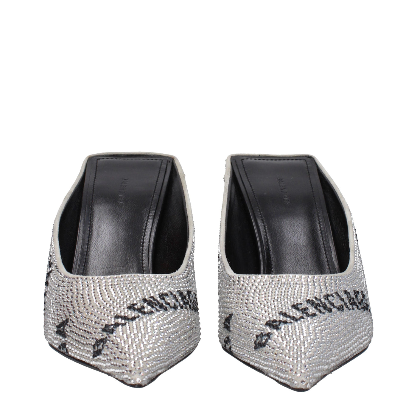 Balenciaga バレンシアガサンダル女性スエードシルバー - Image 3