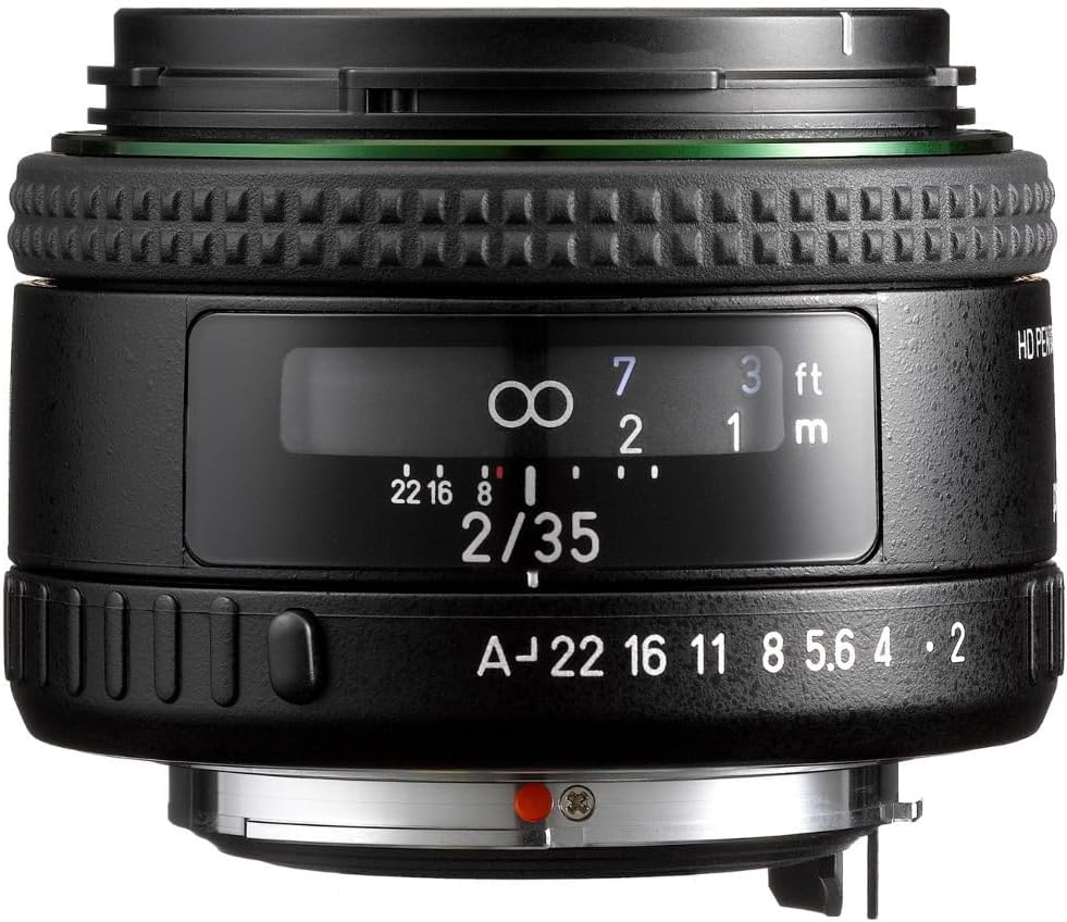 HD PENTAX-FA35mmF2 All-Purpose Wide Angle Lens The latest HD coating minimizes flare and ghost SP coating and repels smudges; Hybrid aspherical lens with exterior design delivers ultra-clear,