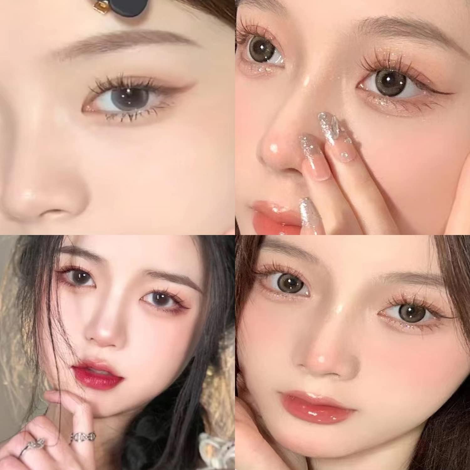 Doyime False Eyelashes, Partial False Eyelashes, Lower Eyelashes, Partial False Eyelashes, Natural, Reusable, Natural, Waterproof, Long Lasting, Popular, DIY False Eyelashes