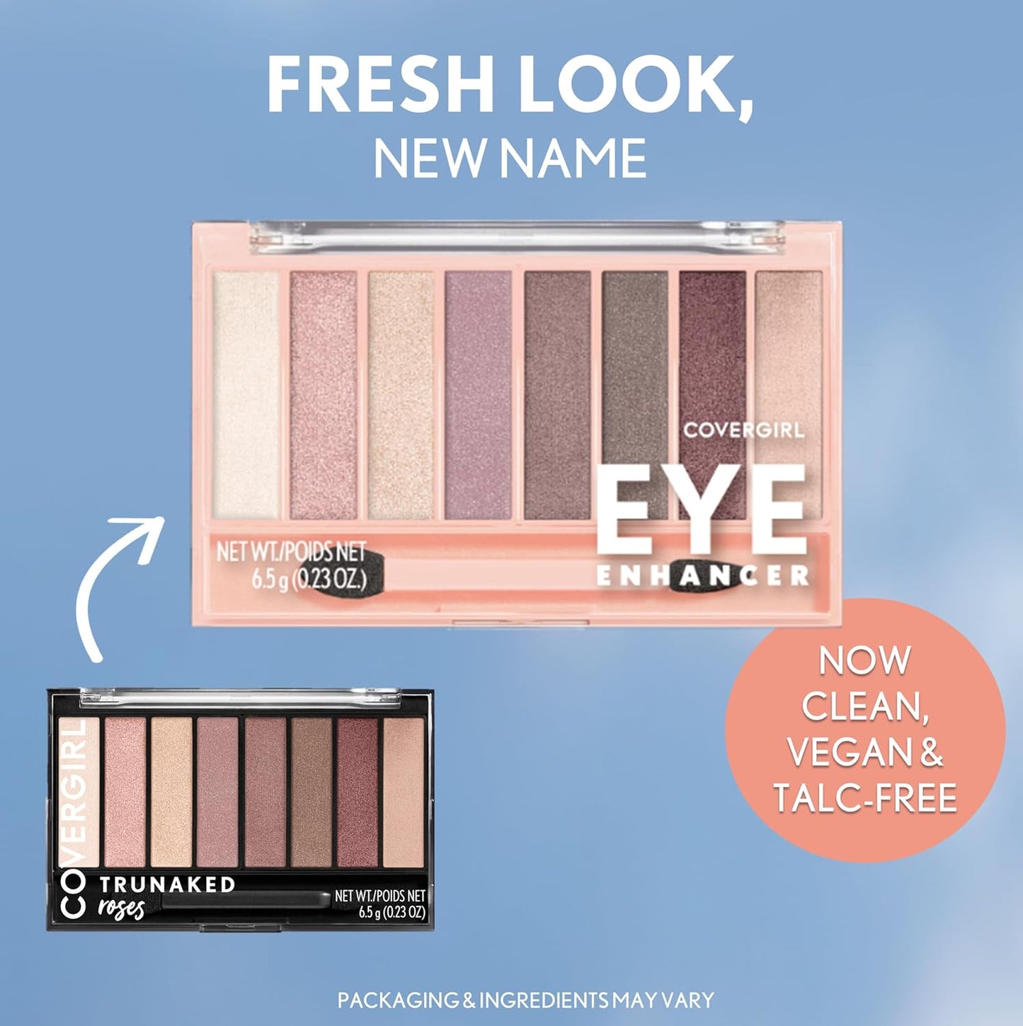 COVERGIRL Eye Enhancer Eyeshadow Palette, 815 Roses (Packaging May Vary)