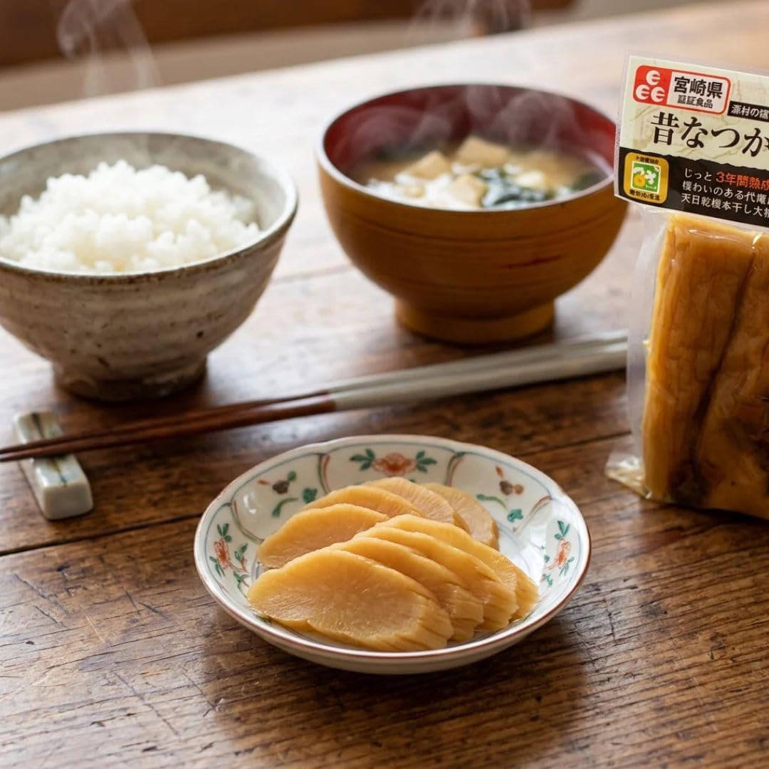No Chemical Seasoning, Aged for 3 Years, Nostalgic Sawan 4.6 oz (130 g) x 5 Bag Set (Takuan Kimura Pickles from Miyazaki Prefecture)