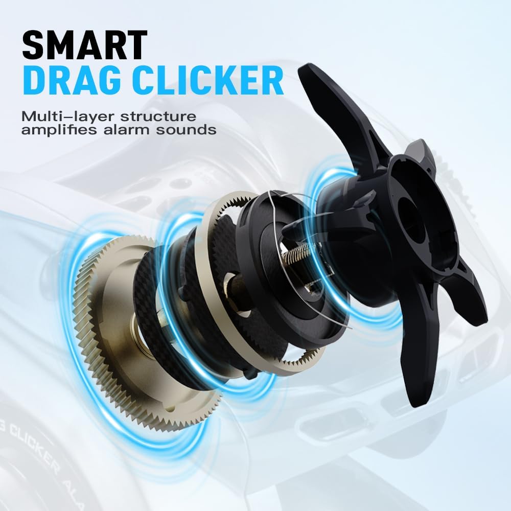 HICC50 Pro 136g Ultralight Baitcasting Reel BFS Baitcasting Fishing Reel 7.1/8.1 High Speed Gear Ratio 11+1BB 4KG Power Baitcasting Reel (8.1 Dual Spool Left Hand)